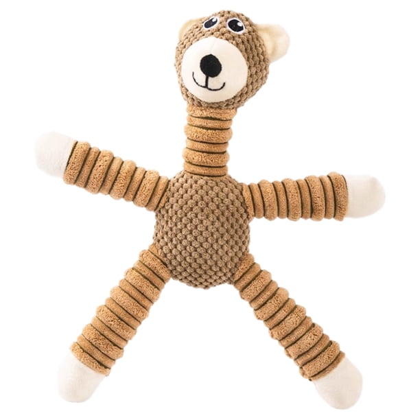 Para masticadores agresivos. Masticable indestructible. Masticable chirriante. Para la dentición. Peluche para pequeños y medianos.