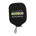 thumbnail image 2 of Cubierta de paleta de pickleball, caja de paleta, manga de neopreno, portador de almacenamiento impermeable, cierre portátil de cremallera Negro, 2 of 8