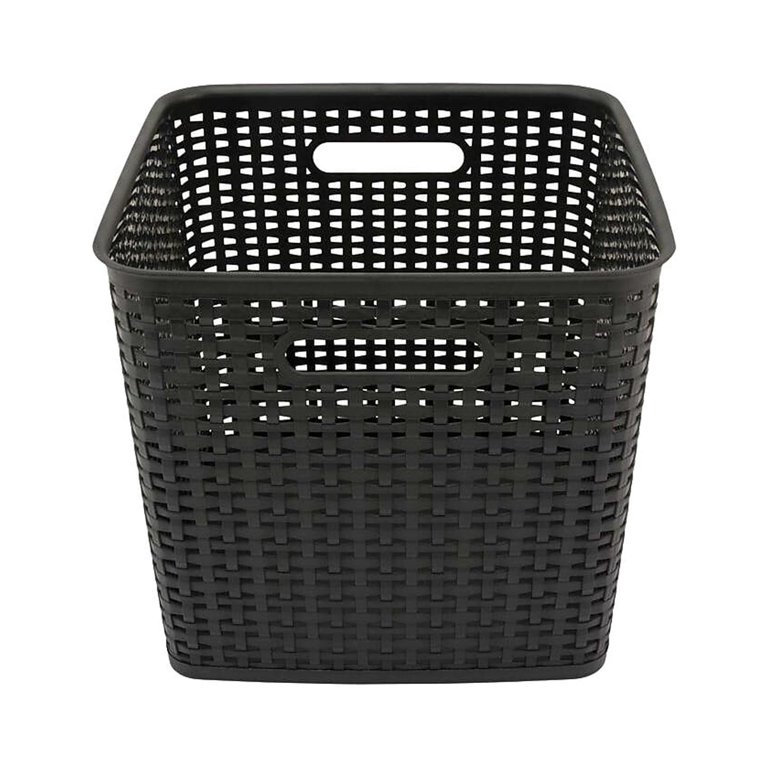 Advantus Extra Large Open Lid Storage Bin Black (37519) : Target