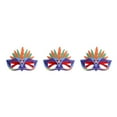 thumbnail image 3 of Yuarrent Montura de anteojos de plumas para manualidades, Color brillante, fiestas temáticas de carnaval, decoración decorativa para Type1 NO1, 3 of 6