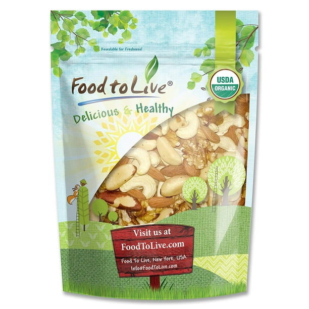 Organic Mixed Raw Nuts (8 oz)