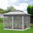 thumbnail image 5 of Pirecart 13x13 ft Patio Pop Up Gazebo Tent Outdoor Instant Canopy for Patio ,Lawn, Party, Backyard, Gray, 5 of 8