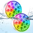 thumbnail image 1 of Luces LED Recargables para Piscina afzdby 16 Colores Impermeables IP68, 1 of 7