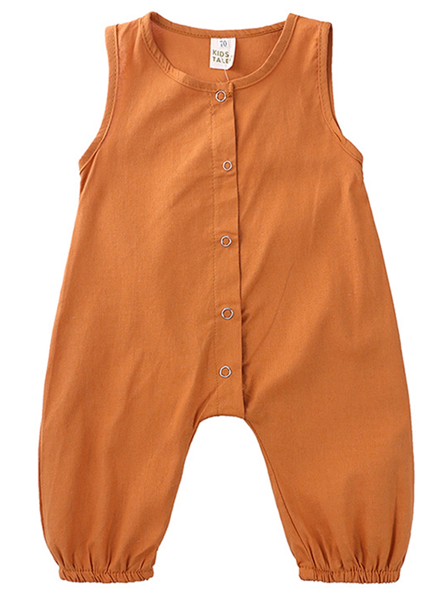 kids tan jumpsuit