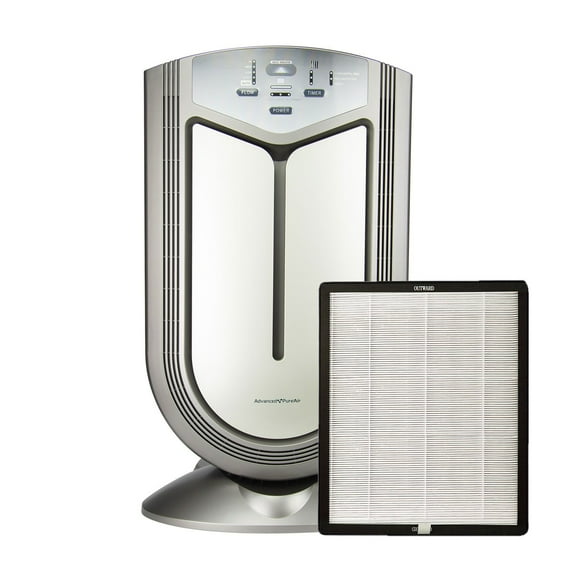 Advanced Pure Air Shield Air Purifier with UV-C (Replacement Filter Included)