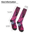 thumbnail image 2 of Naloa ink Donkey Pop Art Knee Socks, High Socks Long Stretchy Sock Women Knee High Stocking, Long Socks for Women, 2 of 6