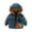 Blue, variant on Staki Toddler Girls Hooded Fleece Jacket Cute Bear Hoodie Zip Up Teddy Coat Winter Warm Outwear With Pocket 1-6Y(White,3-4 Years)