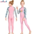 thumbnail image 3 of Multicolor Wetsuits Buceo traje largo manga larga y pantalones mono de traje de baño para snorkeling surf aplicable a todas las temporadas rosa s sidaley OD003660-01, 3 of 7
