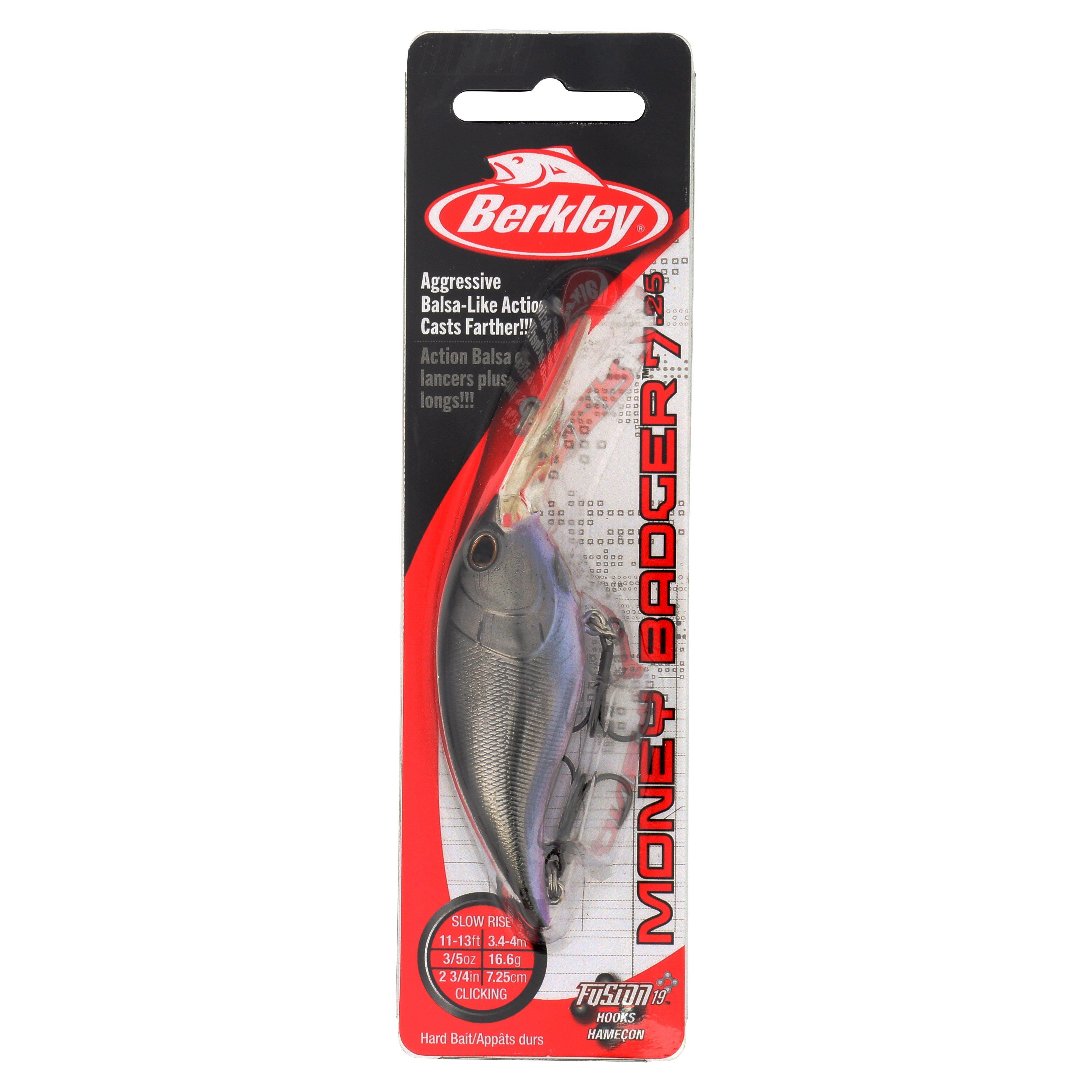 Berkley Money Badger, 7.25, Black Silver