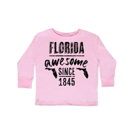 

Inktastic Florida Awesome Since 1845 Gift Toddler Boy or Toddler Girl Long Sleeve T-Shirt