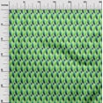 thumbnail image 3 of oneOone Cotton Poplin Twill Light Green Fabric Asian Ikat Dress Material Fabric Print Fabric By The Yard 56 Inch Wide, 3 of 4