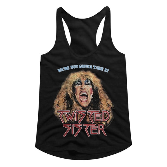 Twisted Sister Not Gonna Take It Black Women's Racerback Tank Top