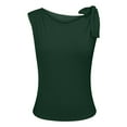 thumbnail image 1 of Duoif Débardeur pour Femmes Style de Rue Mode Col Incliné Sans Manches Ajusté et Gilet Décontracté Printemps Offres H m, 1 of 9