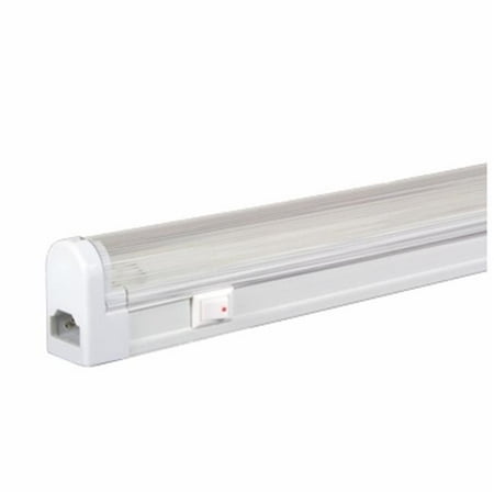 

Jesco Lighting SG4A-28SW-30-W 28W Adjustable T4 Fluorescent Undercabinet Fixture With Rocker Switch White - 3000K