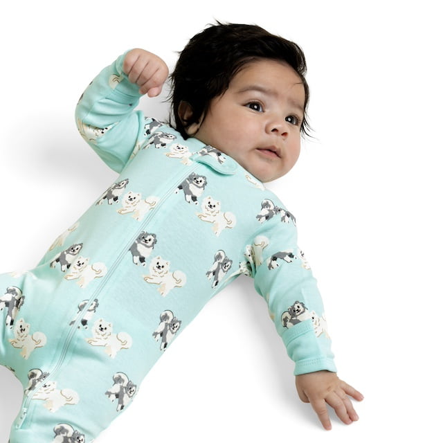 Paris Hilton x Monica + Andy Organic Cotton One Piece Pajama, Sizes Newborn-24 Months