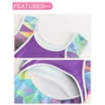 thumbnail image 4 of Gymnastics Leotards for Girls One Piece Sparkle Ballet Dance Activewear Athletic Leotard Colorful Sleeveless Outfits Matching Shorts Hair Scrunchie, 4 of 6