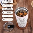 thumbnail image 4 of Daughter-in-law gifts from Mother-in-law, To My Dear Daughter In-Law, Double Wall Vacuum Stainless Steel Insulated Travel Coffee Mug, Tumbler cup with Lid and Straw 20 oz, 4 of 6