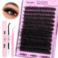 thumbnail image 1 of Kit de extensión de pestañas Yawamica Fluffy 200D, volumen 14-20 mm, 1 of 7
