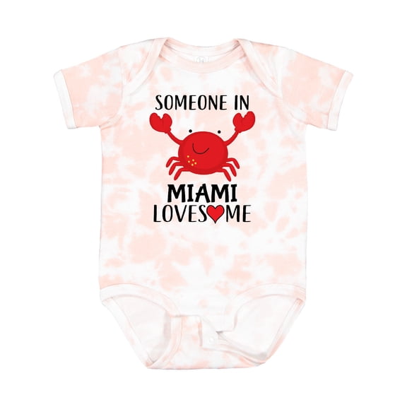 Inktastic Someone in Miami Loves Me Boys or Girls Baby Bodysuit