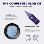 Splat Original Complete Kit, Semi-Permanent Hair Dye with Bleach, Purple Desire