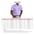 thumbnail image 3 of Camiseta de verano con cuello en V para hombre de gimnasio con bolsillo de algodón elástico suave transpirable Fitness camisa de manga corta para hombre, 3 of 4