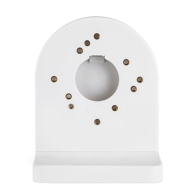 Soporte universal de montaje en pared para cámara domo CCTV de plástico ABS, color blanco
