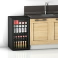 thumbnail image 3 of Gymax Réfrigérateur de 120 Canettes pour Boissons Bière Vin Soda Refroidisseur Mini-Frigo Porte en Verre, 3 of 10
