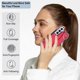 thumbnail image 3 of Funda de PU con anillo de cobertura total antideslizante para Samsung Galaxy S22 con pulsera, 3 of 5