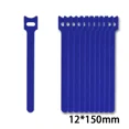 thumbnail image 1 of 10/30Pcs Long T-shaped Cable Tie Adhesive Wire Reusable Cable Storage Box Attaches Wire Fixing Strap Fastener Straps DIY blue 30pcs, 1 of 6