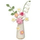 thumbnail image 1 of Belleza simulada para decoración de mesas Regalo Flor de lana tejida a mano en jarrón de cerámica, 1 of 8