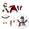 thumbnail image 3 of 60 X 60cm Christmas Snowman Decorating Making Kit Outdoor Fun Christmas Winter Holiday Party Snowman DIY Making Kit Decoration Gift Party Set Fun, 3 of 3