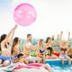thumbnail image 1 of Bola De Golpe Bola de burbujas llena de agua y aire para exteriores TPR, globo inflable, juguete divertido de verano para fiestas, 1 of 3