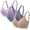 AC, variant on Jelly Bras For Women Womens Wireless Comfort Soft Bra Full Coverage Everyday No Show Flexible Fit 3 Pack Green M-4Xl