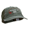 thumbnail image 5 of Keepin it Real Embroidered Washed Trucker Cap - Olive Olive OSFM, 5 of 5