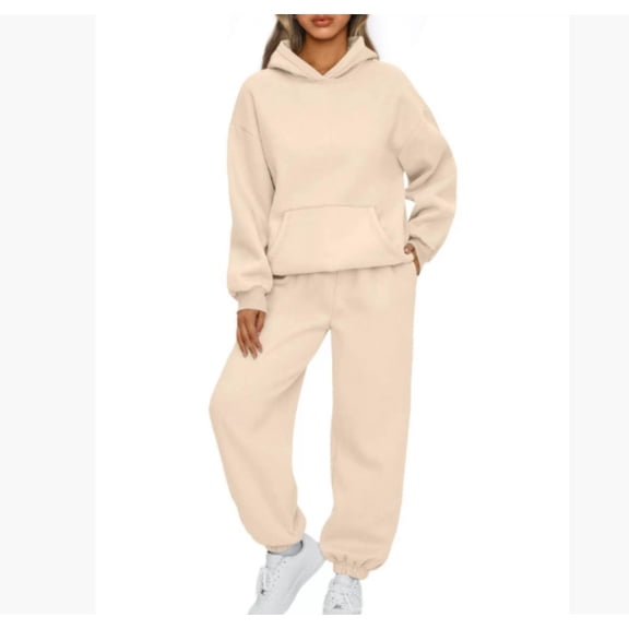 Womens 2 Piece Outfits Lounge Hoodie Sweatsuit Sets Oversized Tracksuit