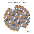 thumbnail image 3 of Placemats Set of 4 / 6, halloween pumpkin Placemats for Dining Table Indoor/Outdoors Heat Resistant Washable Placemats 18" x 12", 3 of 8