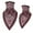 Wine, variant on Scarf 2pc Unisex Rave Bandana Neck Gaiter Tube Headwear for Women Men Face Scarf Wine One Size