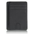 thumbnail image 4 of Techinal Slim RFID Blocking Leather Wallet Credit ID Card Holder Purse Money Case for Men Women, 4 of 19