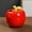 F, variant on Pitaya Vase for Flowers, Decorative Ceramic Fruit Vase, Fruit Flower Pot, Fruit Shaped Planter Pot for Table Centerpiece, Home, Coffee Table, Office, Garden, Balcony, Kitchen, Spring Decor,