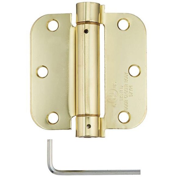 Deltana DSH35R53-4 3.5 x 3.5 x 0.62 in. Spring Hinge Steel-US3
