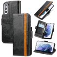 thumbnail image 1 of Compatible With Samsung Galaxy S22 5g Rfid Blocking Leather Wallet Case Card Holder Flip Folio Shockproof Cover, 1 of 1