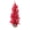 Red, variant on Perfect Holiday 2 Ft Christmas Tree with 301 tips and 35 warm white LED lights, Burlap base included, Green Color