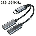 thumbnail image 2 of USB C Splitter with PD 60W Fast Charging - Enhanced Audio and Convenient Power Delivery，TA2H-R2L60 【Gray】, 2 of 5