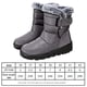 thumbnail image 2 of Botas para clima frío para mujer con botas de plataforma con gancho y bucle para viajes al aire libre, 2 of 9