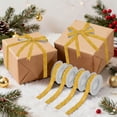 thumbnail image 7 of 5 Rolls Christmas Ribbon 1.5 inch Wide Decorative Ribbon for Gift Wrapping and Holiday Decorations Cartoon Chickens Pattern, 7 of 7