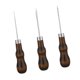 thumbnail image 4 of 3 Piezas Aguja para Coser Manual de Cuero Herramienta Artesanal Mango de Madera con Punta Fina Hecha de Acero Recomendada para Reparar Zapatos, 4 of 8
