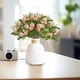 thumbnail image 3 of Tallos de flores de rosa de té artificial | 15 capullos de camelia de seda para decoración de bodas y hogar | 30 cm | Ramo floral falso resistente a la intemperie | Arreglos para fiestas interiores, 3 of 5