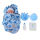 thumbnail image 2 of Muñeca con Ropa + de Dormir Vajilla Urinario Pañales Juguete para Niño CUTICAT Muñeca Renacida de Silicona, 2 of 8