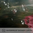 thumbnail image 3 of Flamingo Waterproof Printed Bathroom Curtain Set with Hooks - Stylish Bathroom Decoration, 3 of 6