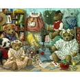 thumbnail image 2 of Kruskamp, Janet 18x15 Black Ornate Wood Framed with Double Matting Museum Art Print Titled - Teddy Bear Wear, 2 of 4